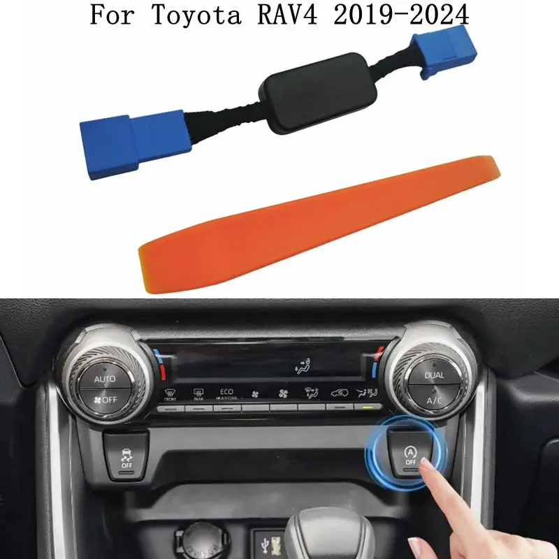 

Автоматический запуск и остановка для Toyota RAV4 2020-2024, автомобильная система автоматического остановки, запуска двигателя, датчик управления отключением устройства, заглушка стоп