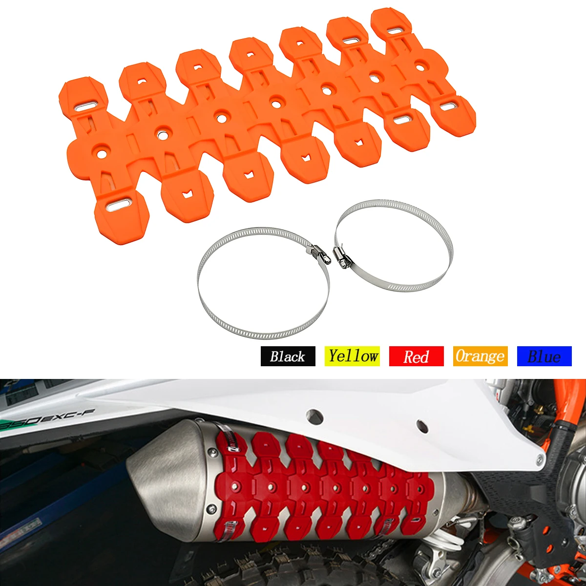 

Exhaust Muffler Silencer Protector Heat Shield Cover For KTM EXC300 EXC EXCF XC XCF SX SXF XCW XCFW 125 250 300 350 400 450 500