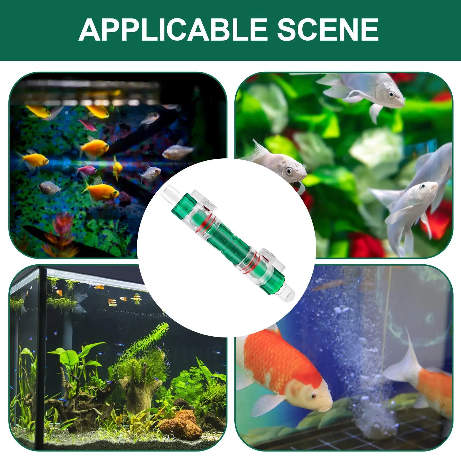 Aquariumfilter Wasserventil Schlauch 12/16mm Durchflussregler Doppelhahn Schnellverschluss-Verbinder Aquariumfilter Ersatzzubehör – Detail 7