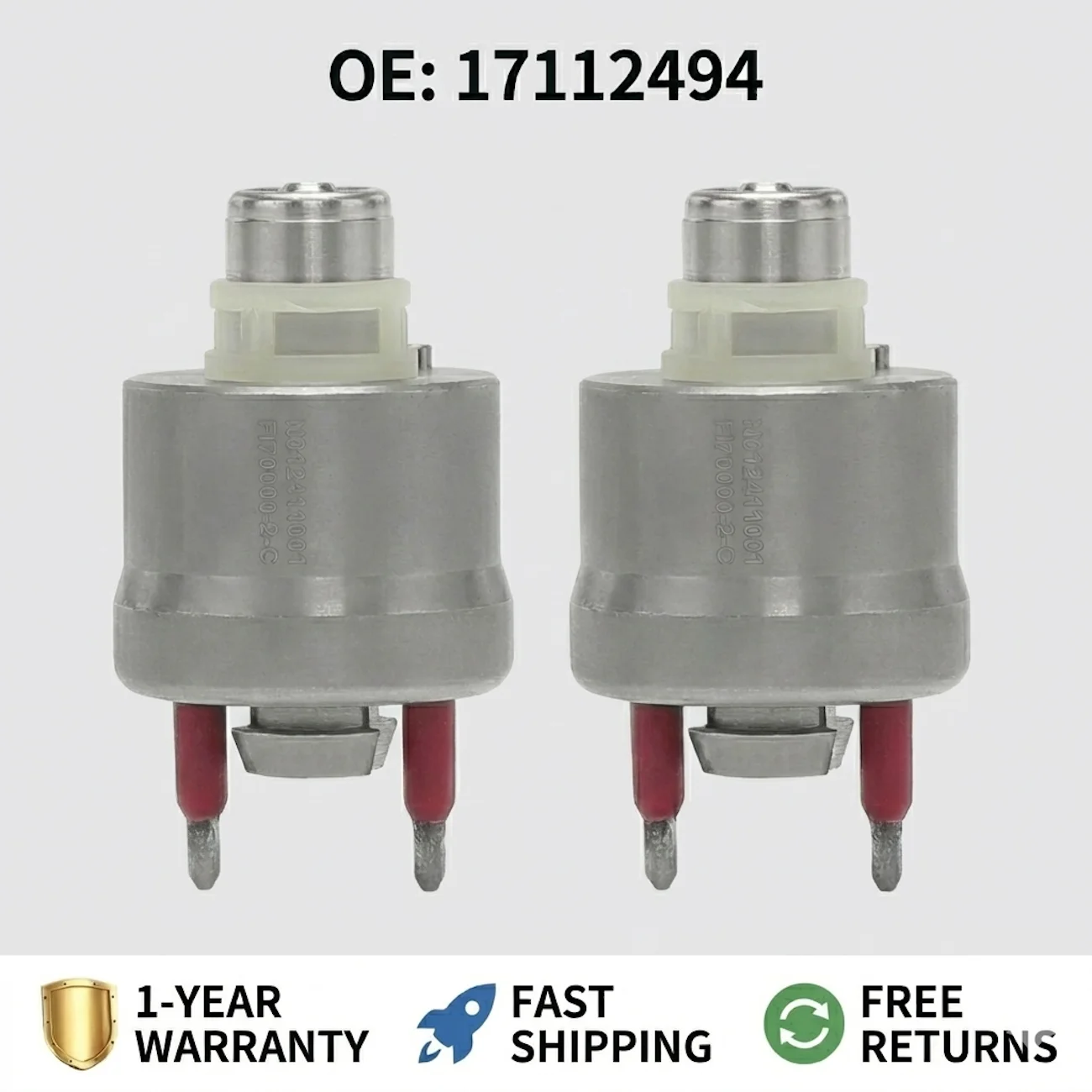 

2x Brand New Auto Fuel Injectors 17112494 Fits Chevy GMC C1500 K1500 Tahoe Sierra 5.7L V8 TBI Engine Injection Nozzle Valve Set
