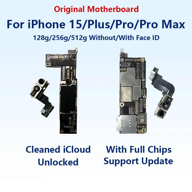 Mobile Phone Motherboard For IPhone 15  Motherboard Unlock Face ID