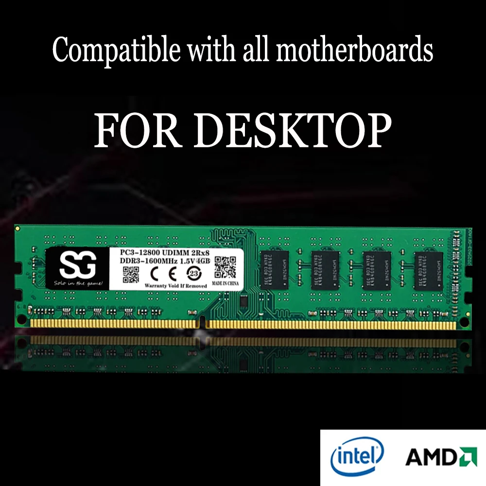 DDR3 RAM 2GB 4GB 8GB 1066 1333 1600 MHz pc3 8500 10600 12800 Desktop Memory Non-ECC Unbuffered UDIMM Memoria ram ddr3