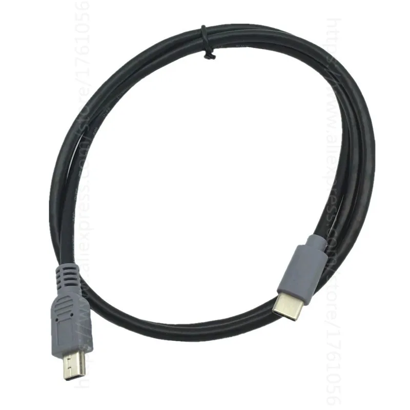 USB 3.1 Type C Male To Mini USB 5 Pin B Male Plug Converter OTG Adapter Lead Data Cable for Mobile Macbook 25cm 100cm