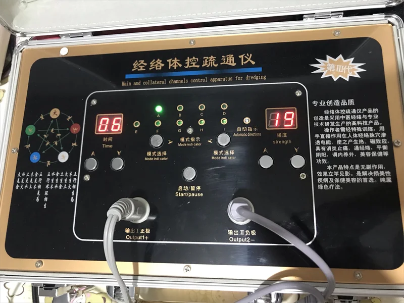 New Bioelectric Massager Meridian Therapy Electric Pulse Full Body Bioenergy Therapy Machine