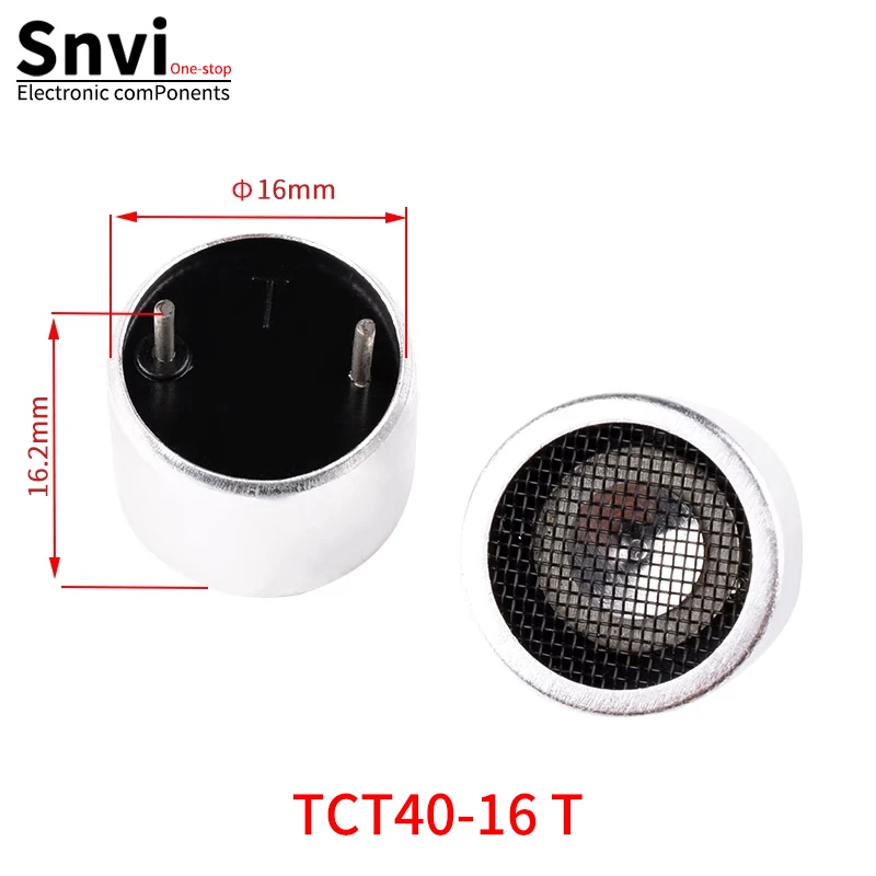 Snvi 1 Paar TCT40-16R/T 40KHZ Ultraschall-Wandler-Sensor 16mm Ultraschallsonde – Detail 3