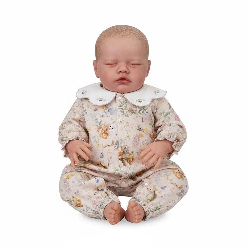 

19-дюймовая кукла реборн Primrose Asleep, реалистичные куклы для новорожденных, многослойная картина, 3D кожа с видимыми венами, Muñecas Nina
