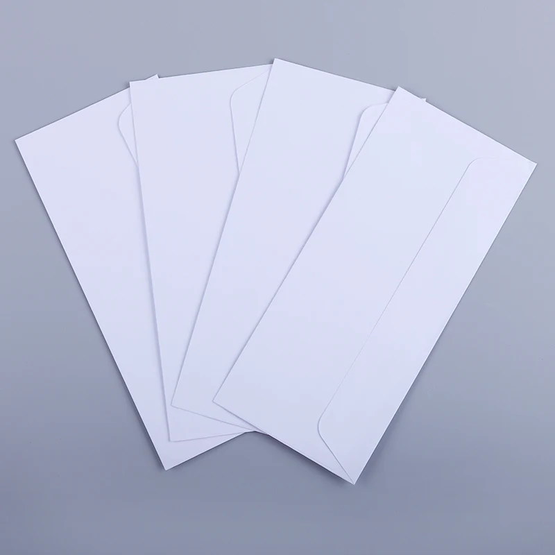 custom.10 Security White Business Envelope with Gummed Closure and 24lb Paper