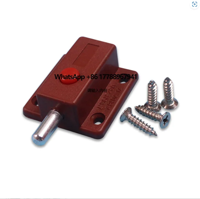 

Factory direct plastic spring latch ABS plastic self-bounce button furniture push lock
