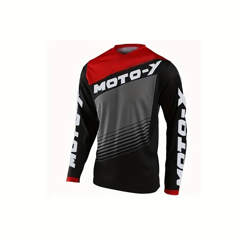 

Мужская велосипедная футболка-джерси 2026 года для мотокросса, BMX, горного спуска, эндуро, быстросохнущая, с длинными рукавами