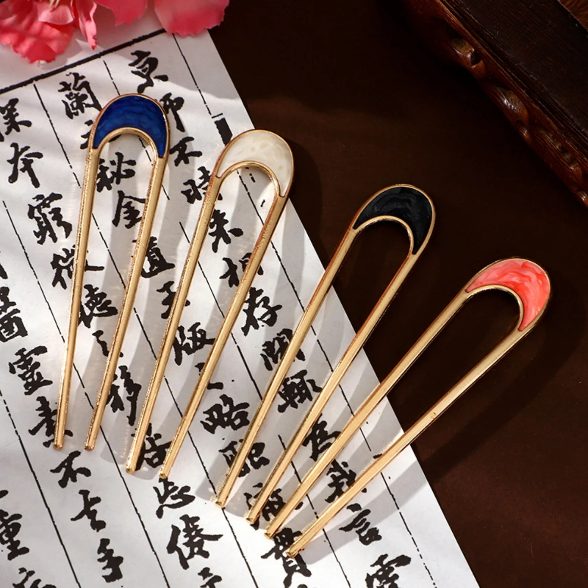 New Simple Fork Metal Hairpin U-shaped Alloy Hair Ornament Hair Accessories for Girls - Image 2