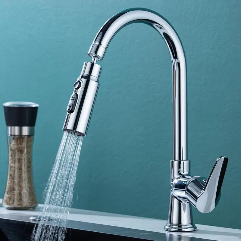 1pc 3 Modes Kitchen Faucet Aerator, Anti-Splash Tap Booster Sprayer, Water Saving Shower Filter for Kitchen Bathroom Sink
