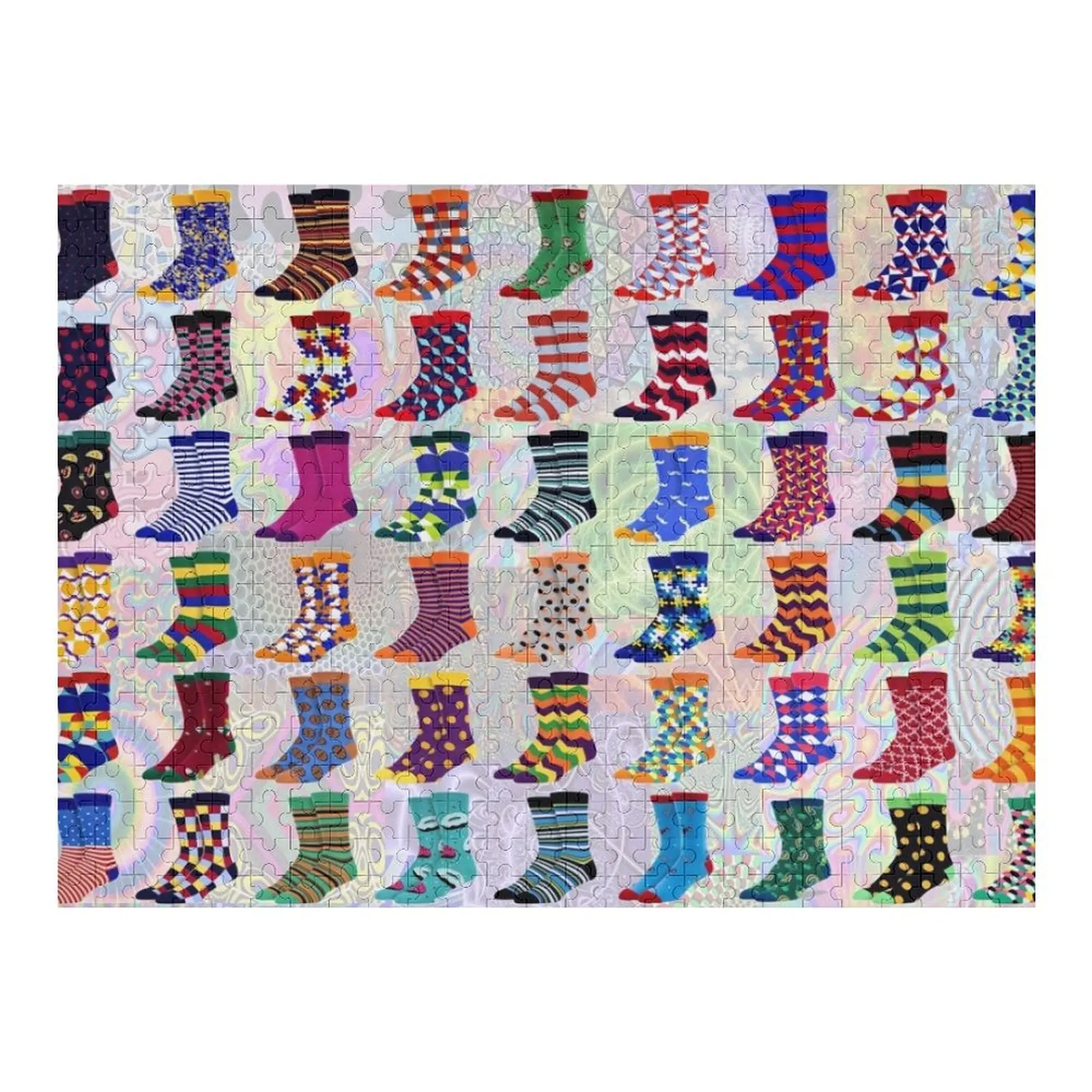 

Socks Jigsaw Puzzle Custom Wooden Name Personalised Puzzle