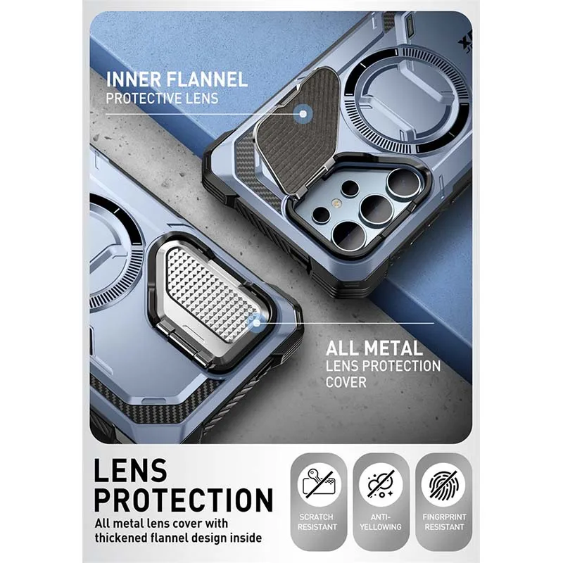 Funda para Samsung Galaxy S24 Ultra (versión 2024) de 6.8 pulgadas, I-BLASON Armorbox, funda resistente de cuerpo completo con protector de pantalla integrado