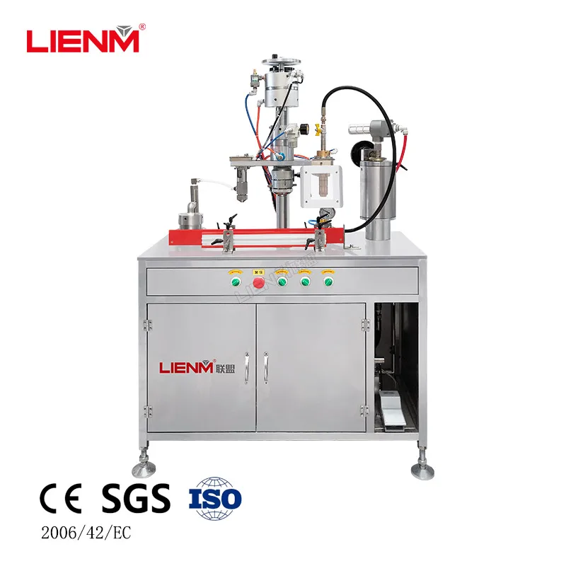 Aerosol Filling Machine Air Freshener Spray Filling Machine Aerosol Packing and Crimping Machine Stainless Steel 2ml