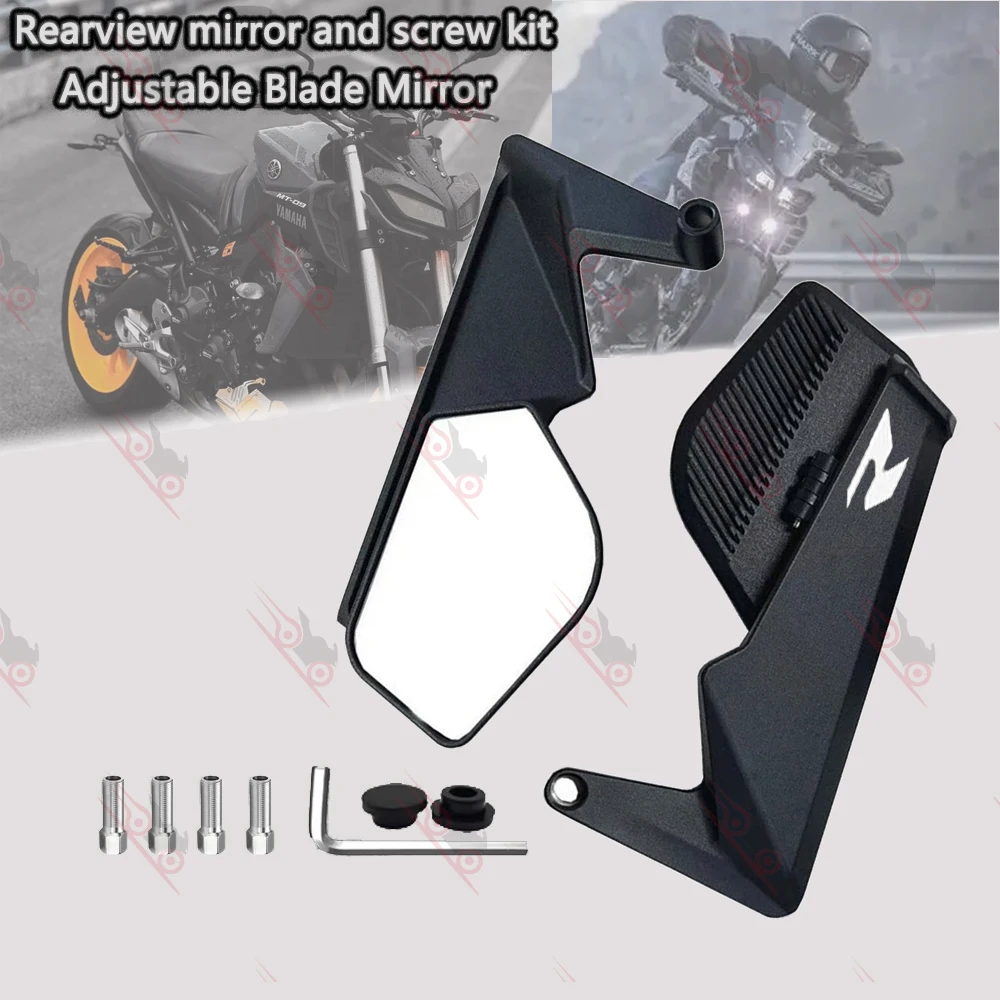 Espejos Retrovisores para Motocicleta R1200R F800R G310R F900R/XR S1000R/XR R, Kits de Espejos Stealth Winglets, Espejos Ajustables