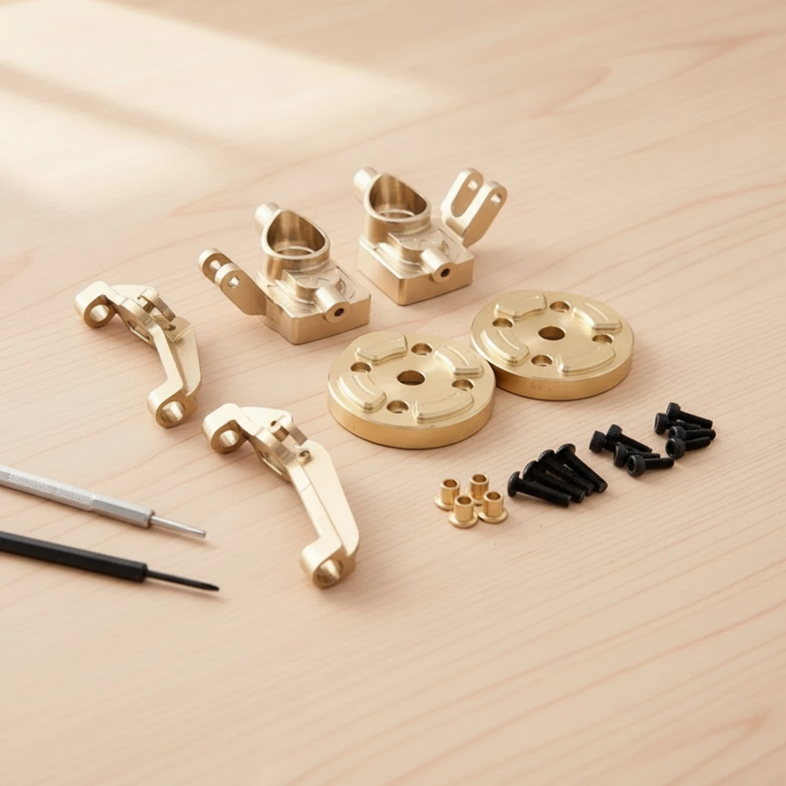 Front Axle Steering Block Precision-Machined Front Counterweight Block C-Seats Stability RC Car Parts Long-Lasting for Hobbyists