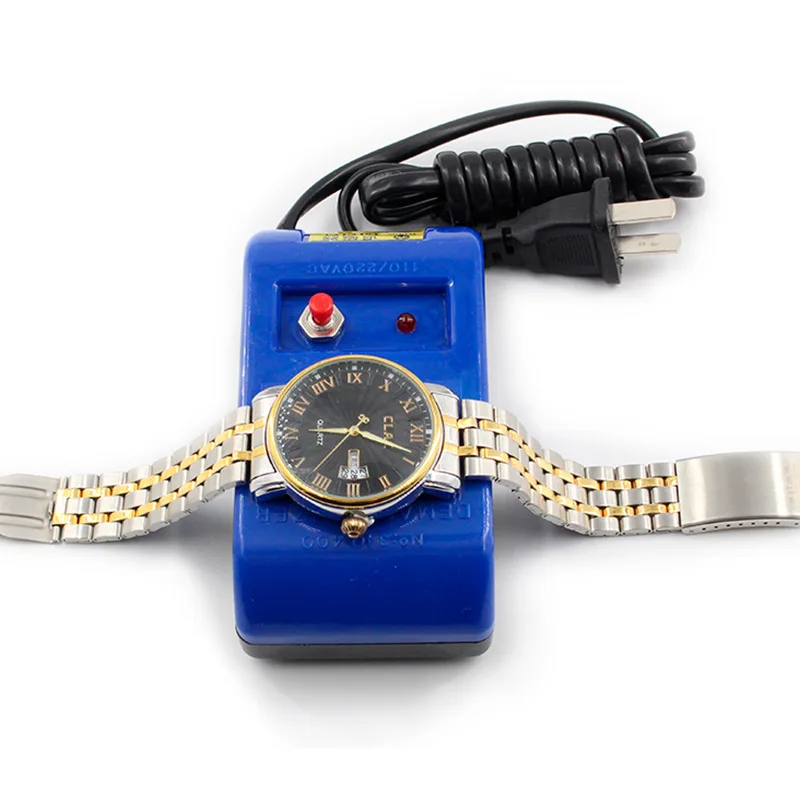 Electrical Watch Demagnetizer Mechanical Quartz Watch Repair Demagnetize Tool for Watchmaker EU US Plug