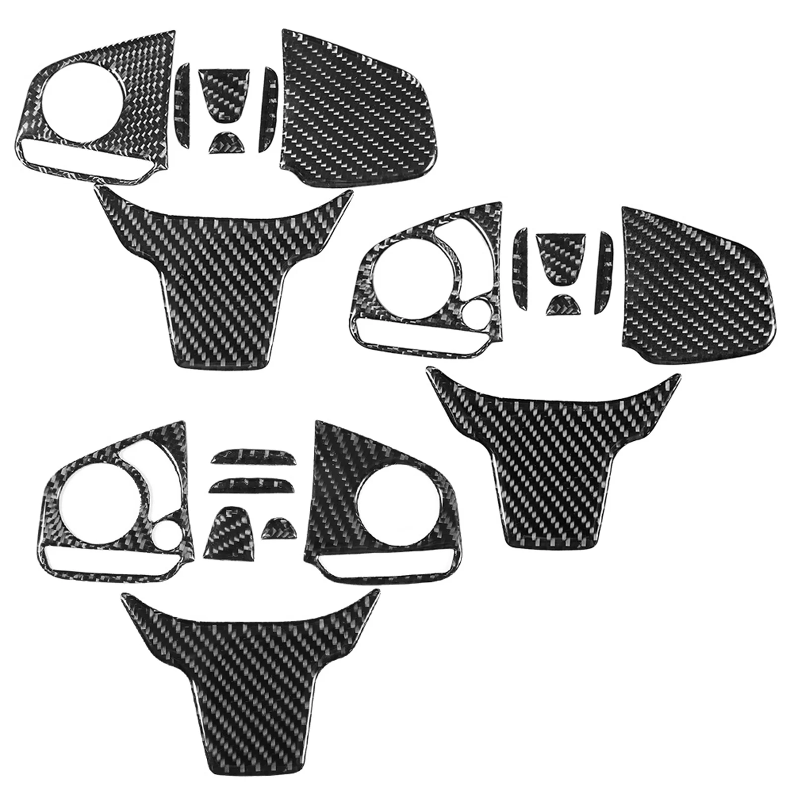 

Накладка на панель кнопок управления рулевого колеса из углеродного волокна для Honda Civic 10-го поколения FC/FK 2016-2019