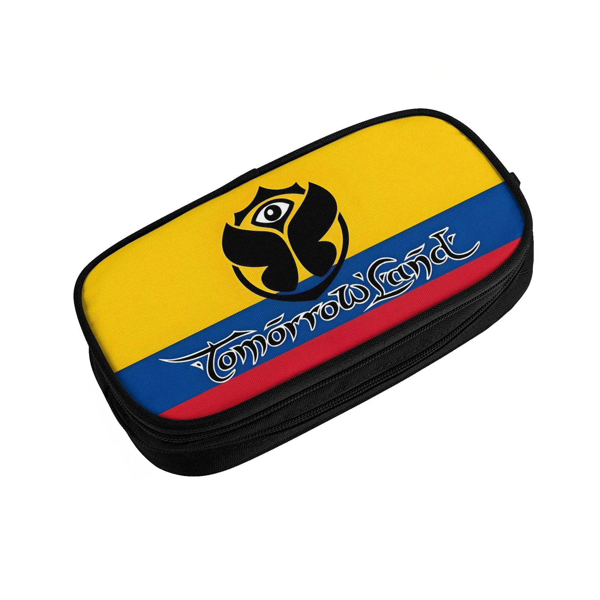 Tomorrowland Belgian Electronic Dance Music Festival Pencil Case for Girl Boy Large Storage  Pen Bag Box Stationery