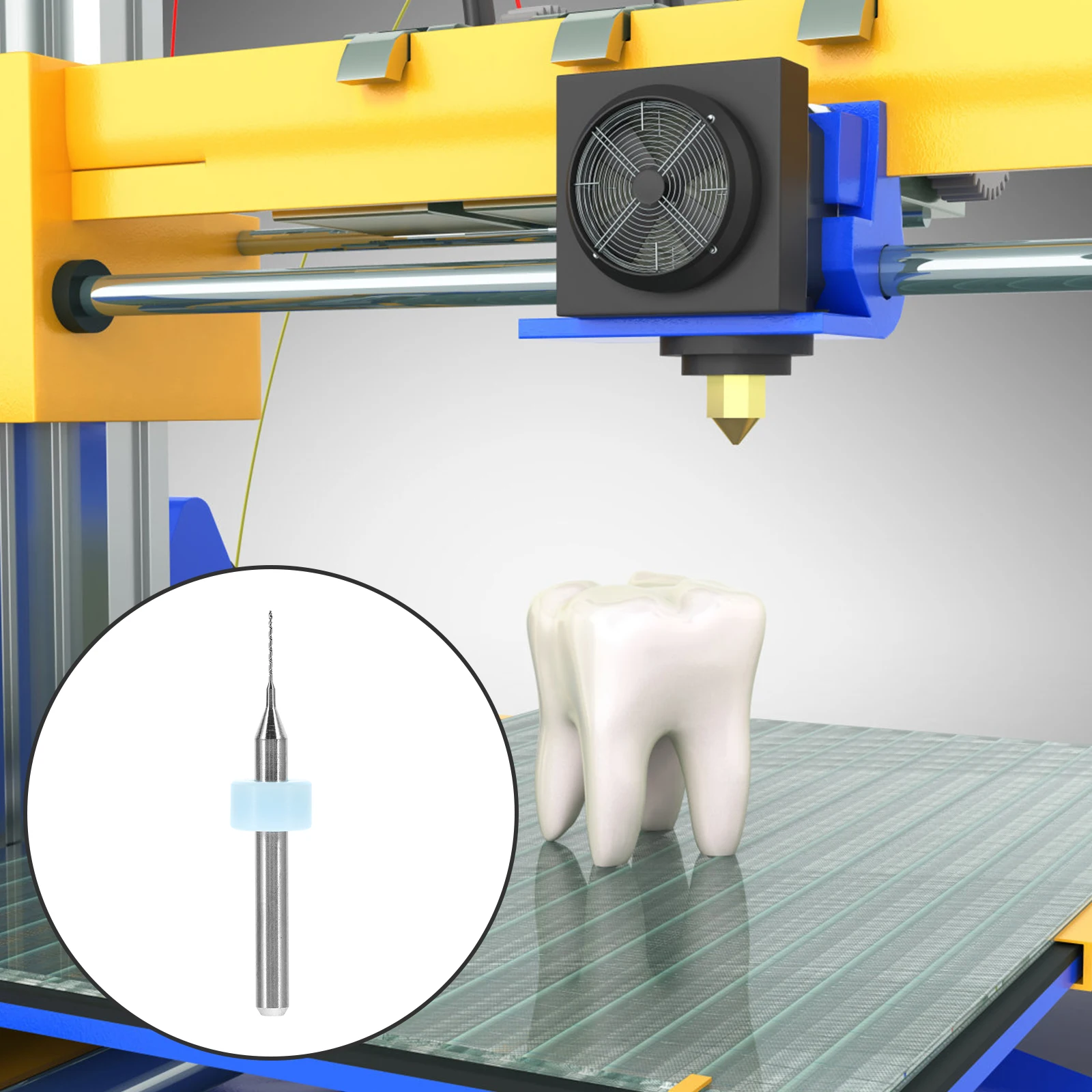 

10Pcs 0.4mm Professional Grade Nozzle Cleaner Kit for 3D Printer Extruder Heads Tungsten Steel Precision Drill Bits for Pcb Work