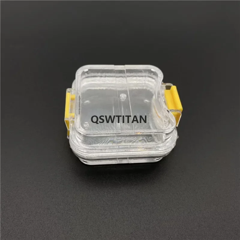 New dental lab supply 50pcs Plastic denture Tooth Box with Film High Quality Denture Storage Box Membrane Tooth Box