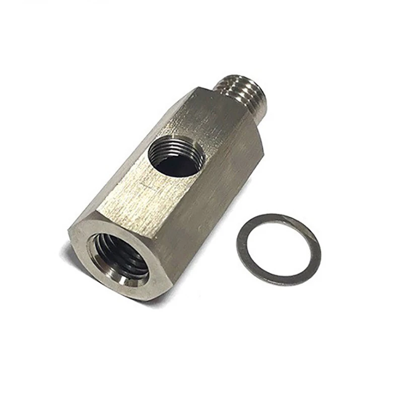 Hot selling auto parts M12 tee to 1/8NPT oil pressure sensor adapter adapter adapter