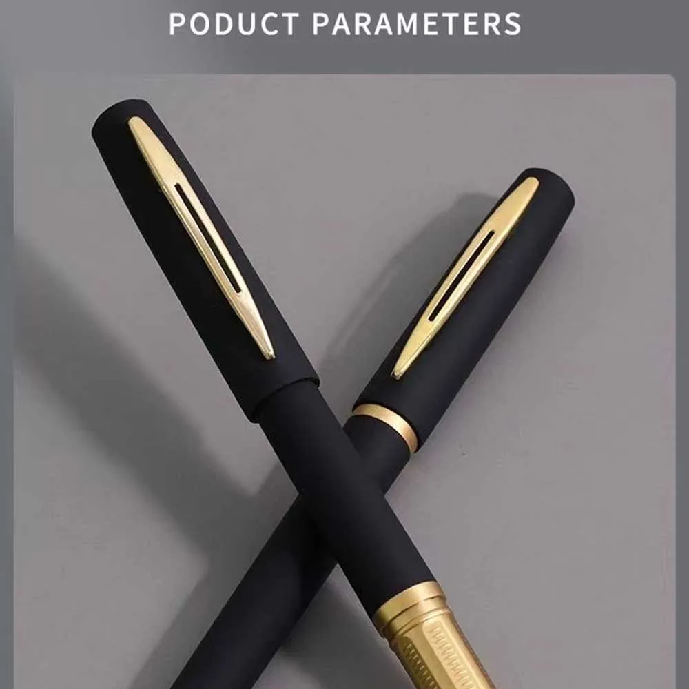 5 Stück goldfarbene Metallstiftclips mit großem Fassungsvermögen, 0,5 mm/0,7 mm/1,0 mm, mehrere Spezifikationen, Tintensignaturstifte, Büro-Gelstifte – Detail 4