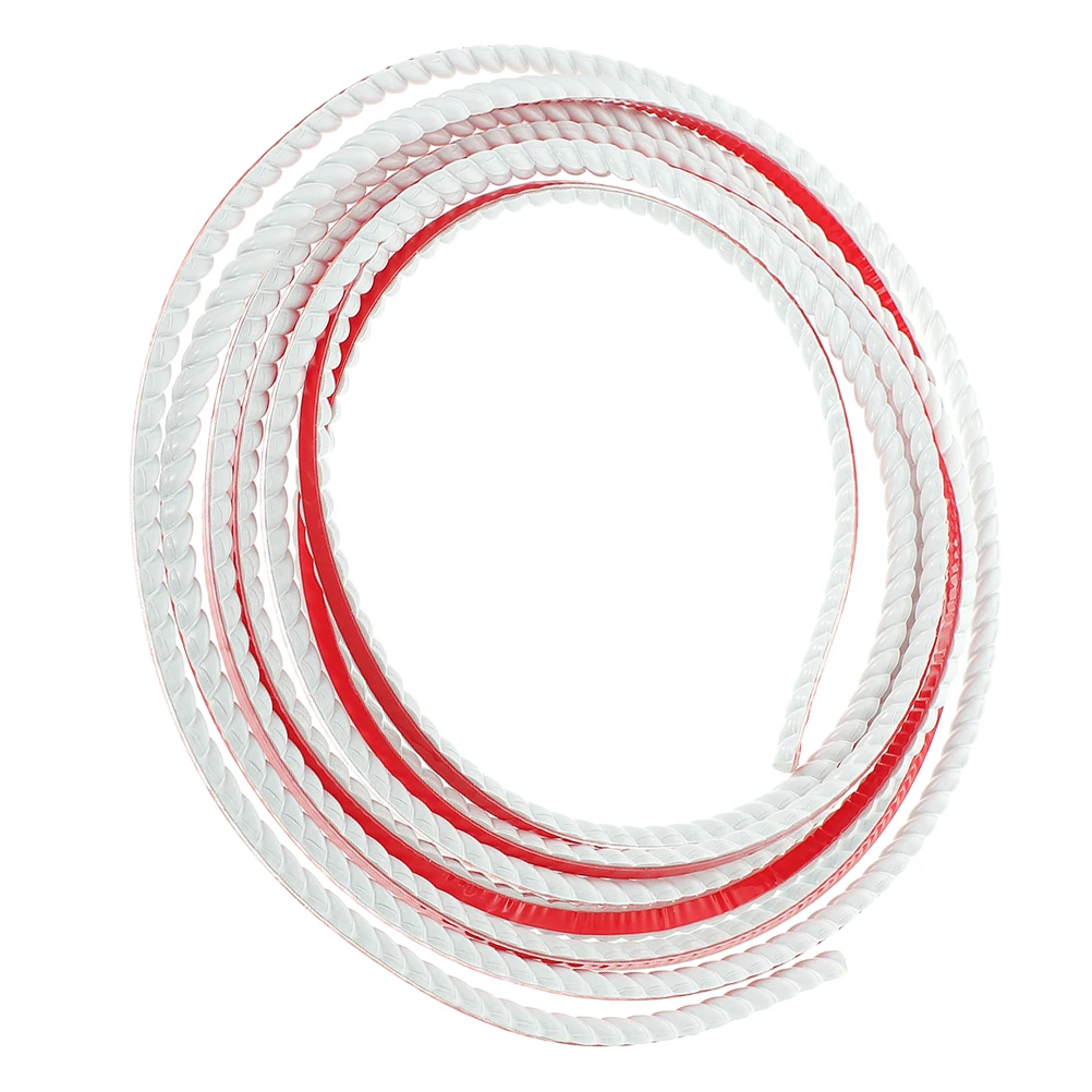 

PVC Self Adhesive Wall Trim 5M White Flexible Molding Strip for Ceiling Walls Door Frames Cabinets Corner Edge