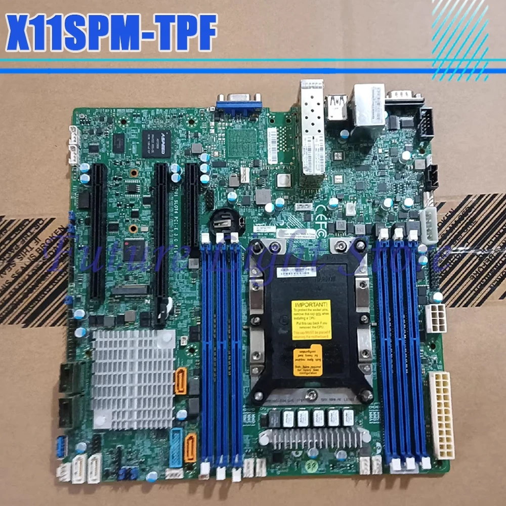Single Channel Motherboard Xeon Scalable Processors DDR4 LGA-3647 X11SPM-TPF