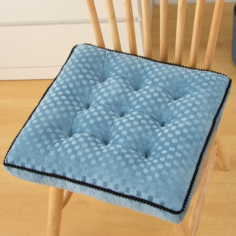 

Square Chair Soft Pad Thicker Seat Cushion for Dining Patio Home Office Indoor Outdoor Garden Sofa Buttocks Cushion with Strap