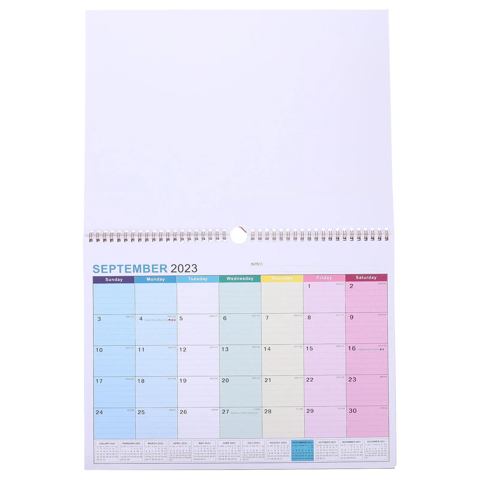 

Delicate Day Schedule Calendar Creative Classic Wall Hanging Paper Planner for Home Office School Monthly Planner Note Organizer
