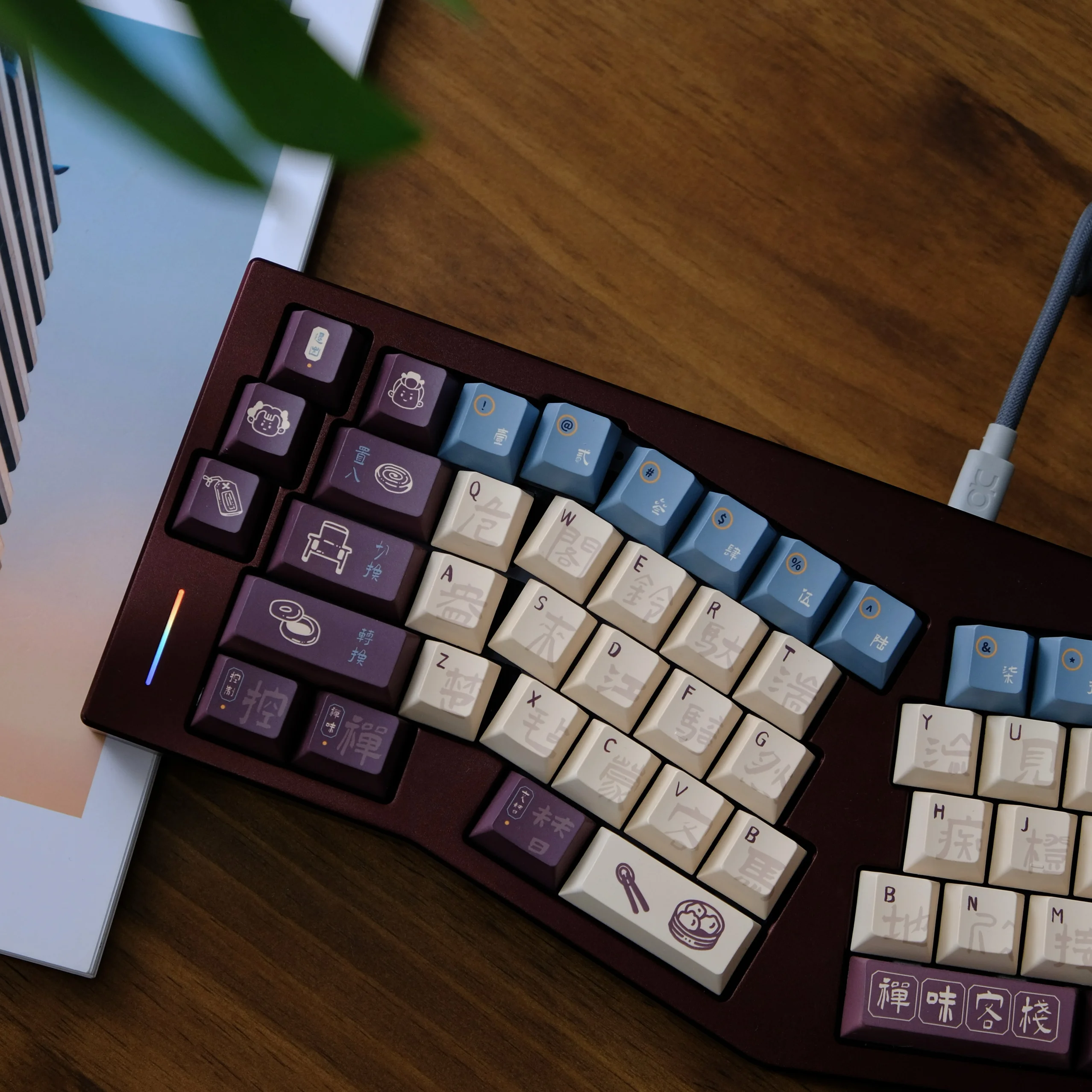 

Zen Inn Keycaps Original Height Keycaps Customized Mechanical Keyboard Guofeng Bluetooth