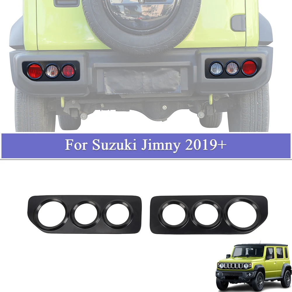 

Rear Light Protect Shell Cover Black Taillight Trim Decoration for Suzuki Jimny 2019-2026 JB64 JB74 Exterior Accessories ABS