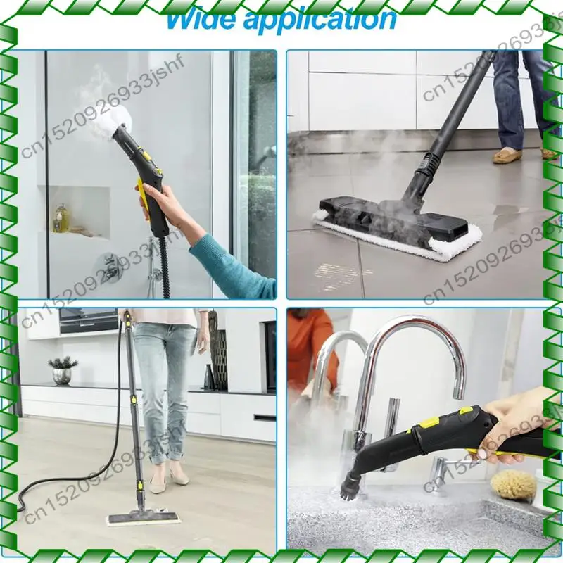 

-BOFF For Karcher Steam Cleaner Easyfix SC2 SC3 SC4 SC5 Microfibre Cloth Set And Floor Nozzle Round Brushes Replacement