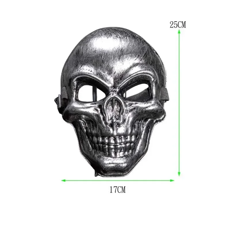 Máscara de caveira aterrorizante, decoração de festa de halloween, esqueleto assustador, adereço para performance de dança fantasma, show assombrado e decoração assustadora