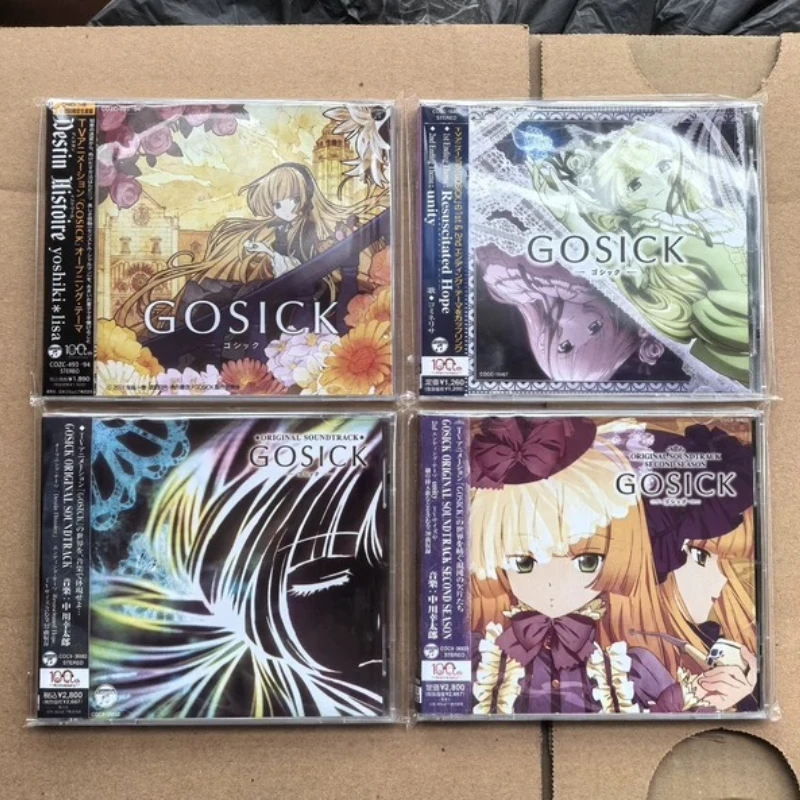 GOSICK Gothic Detective Anime Original Soundtrack CD 4 Pcs Complete Collection Anime Theme BGM Music Disc Set