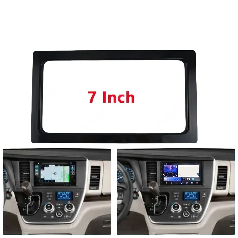 

7" 2DIN Radio Facia for Sienna 2015+ - Dash Panel & Mounting Frame