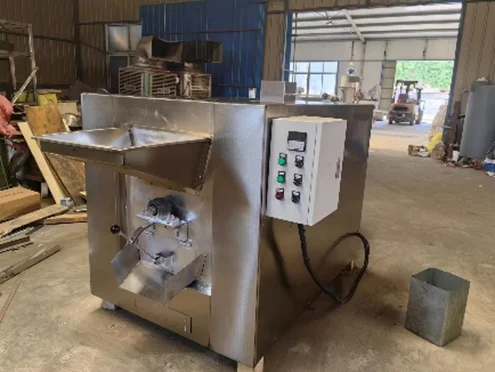 الفولاذ المقاوم للصدأ معدات معالجة حبوب الكاكاو آلة تحميص حبوب الكاكاو #3