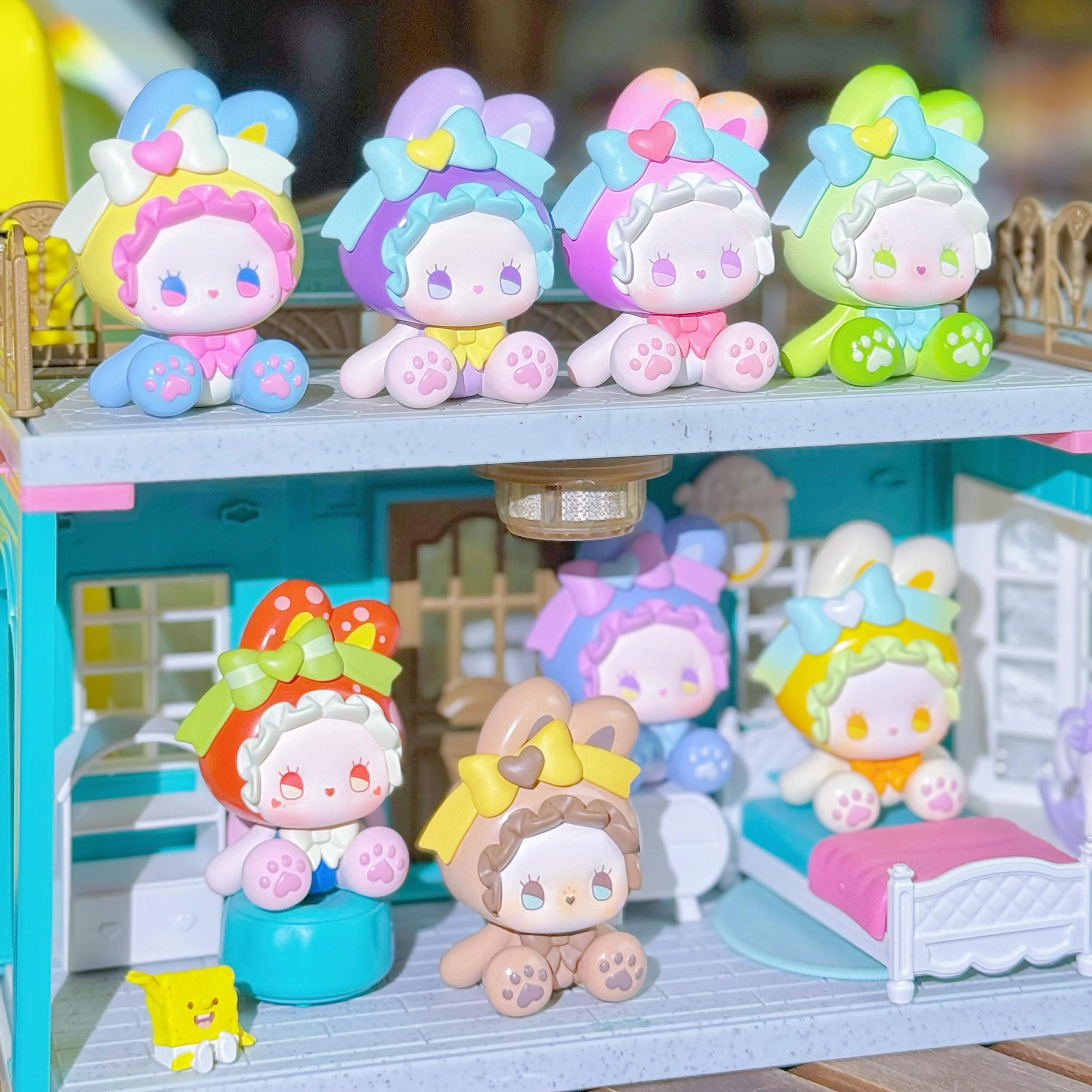 Genuíno emma coelho coletor série de estreia caixa cega bonito mini boneca modelo ornamentos criativos brinquedo colecionável caixa mistério presente