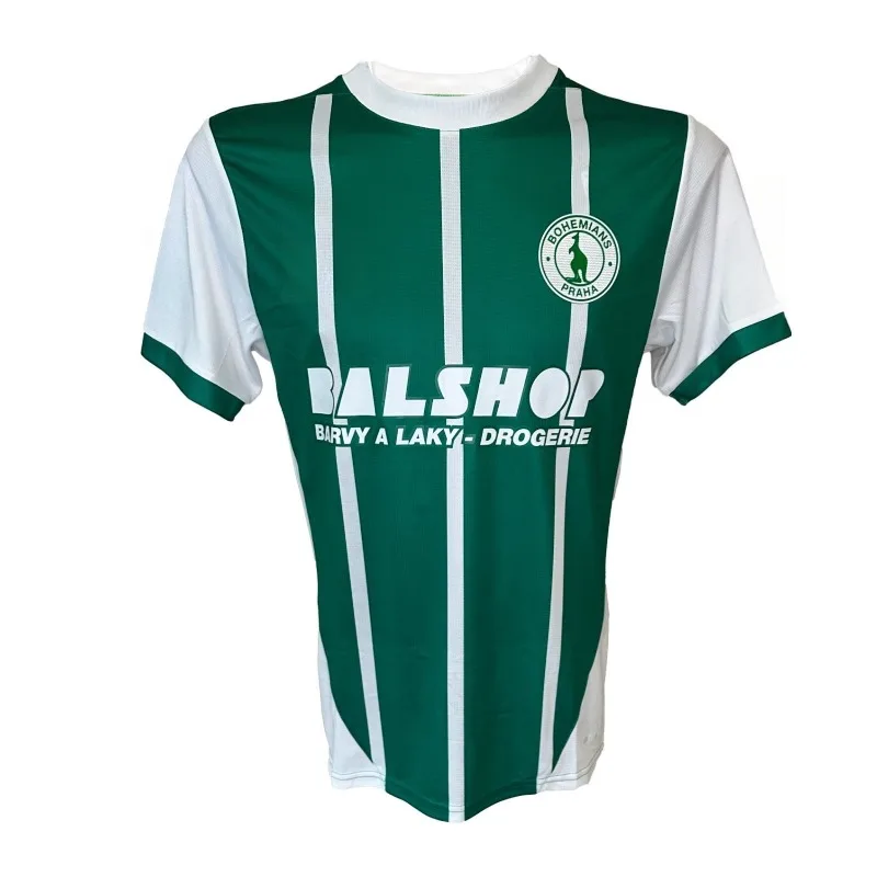 

25_26 Bohemians Praha Home and Away Jerseys, Sports Casual Breathable Quick-Drying T-Shirts Suitable for Men, Women and Children