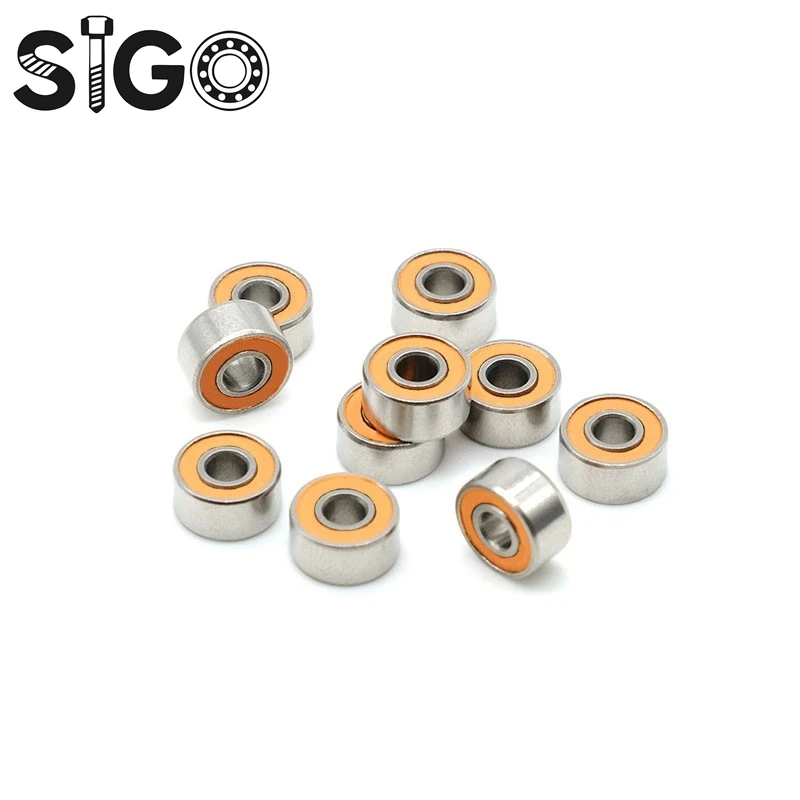 10PCS Fishing Reel Bearings S693 2RS CB ABEC7 LD 3X8X4 Mm Stainless Steel Hybrid Ceramic Ball Bearing S693-2OS CB S693RS