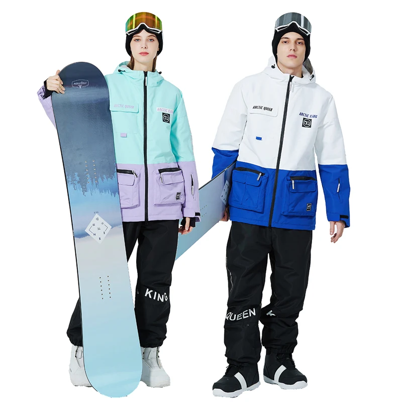 

Ski Wear Suit Sets for Men and Women, Snowboarding Clothing, Waterproof, Outdoor, Snow Costume, Jackets, Pants, Unsex, Winter