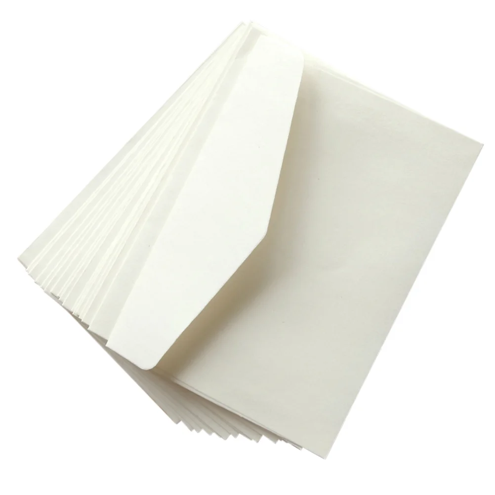 100 Pcs Card Envelopes Letter Packaging Mini Blank Gift Cash Storage Envelops Photo Cards Paper