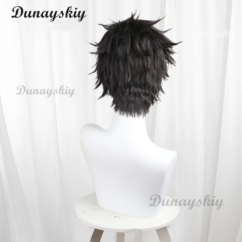 Peluca de Cosplay de Anime Blue Box Taiki Inomata, pelo corto negro Ao No Hako Chinatsu Kano, accesorios para fiesta de Halloween para mujeres y hombres