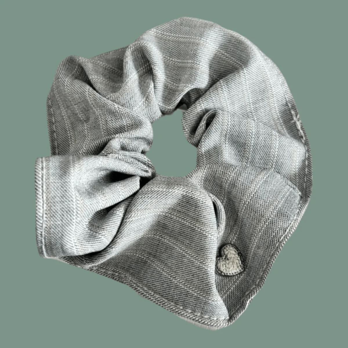 

Elegant Striped Hair Scrunchie French Bandana Design Bun Maker for Women Girls Daily Versatile Soft Style Hair Accessories