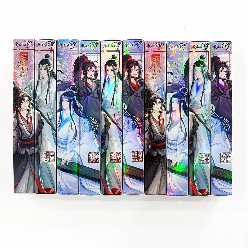 1Pc Chinese Manhwa Grandmaster Of Demonic Cultivation Gel Pen Mo Dao Zu Shi We Wuxian, Lan Wangji Student Black Pen 0.5mm