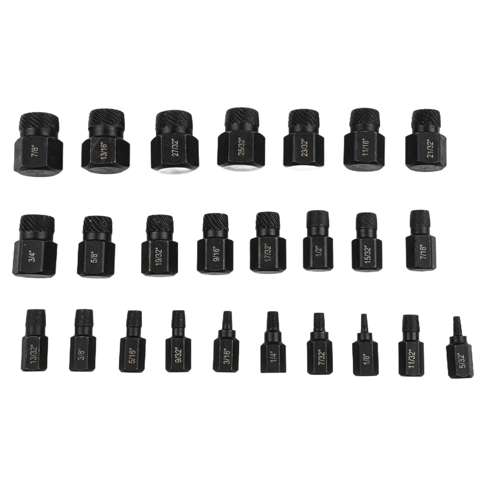 

Car Tools 215*155mm 8.46*6.10in Bolt Remover 25 Piece Screw Extractor Automotive Repair Tools Construction Site Tools