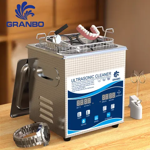 2L Ultrasonic Cleaner Bath Degas Semiwave 60W 120W for Glass Jewelry Watch Repair Tools Professional Ultrasonic Cleaning Machine