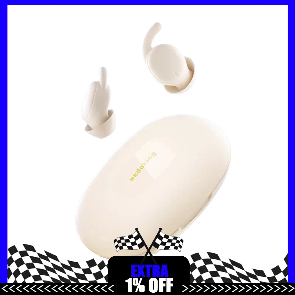 Wedoking L3Anc Wireless Earbuds 7mm Side Sleeping Comfort Earphones Low Extrusion Feeling low-frequency sound insulation