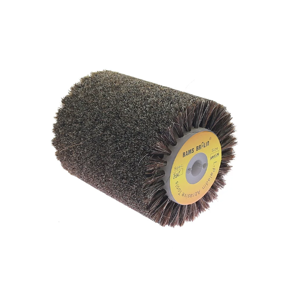 1 pcs 100*120*13mm Tampico Sisal Horsehair Polishing Wheel Brush for 9741 Wheel Sander Annatto Rosewood Carving Surface Finish